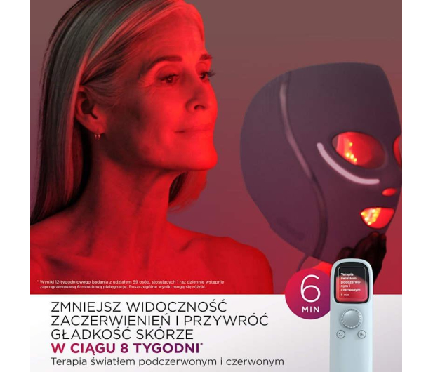 Shark Maska LED FW312EU Cryo Glow, błękitny - 1568667 - zdjęcie 7